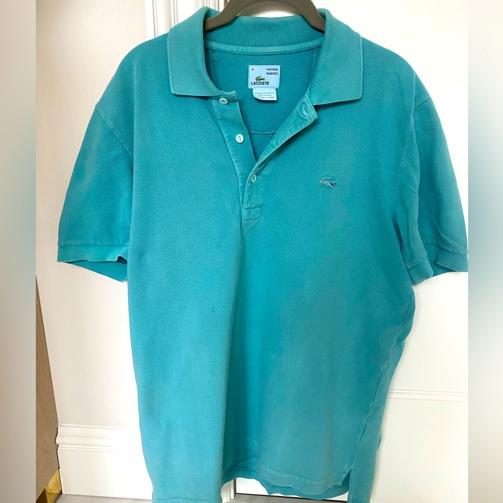 Lacoste vintage wash polo